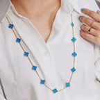 ??Loco?¡¥CLOVER 20 MOTIFS TURQUOISE GOLD