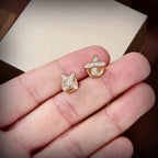 ??Loco?¡¥JEUX DE GOLD DIAMOND EARRINGS
