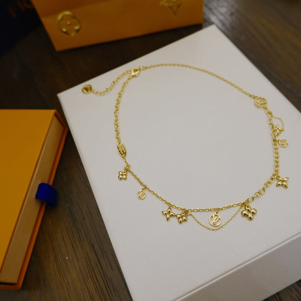 ??Loco?¡¥BLOOMING SUPPLE NECKLACE BRASS