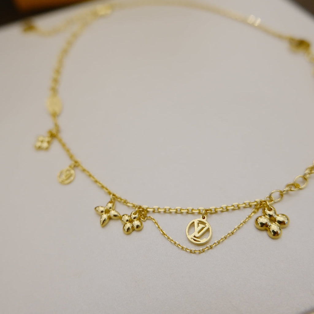 ??Loco?¡¥BLOOMING SUPPLE NECKLACE BRASS