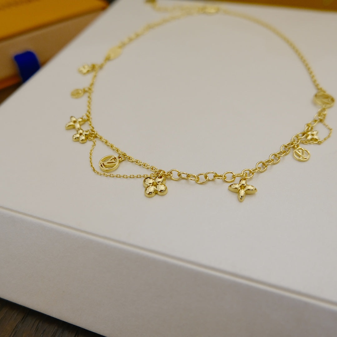 ??Loco?¡¥BLOOMING SUPPLE NECKLACE BRASS