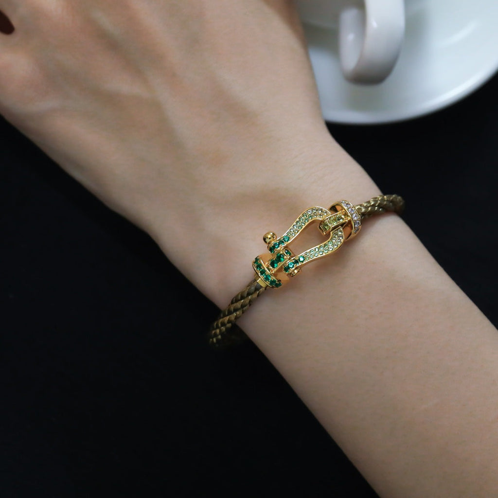 ??Loco?¡¥FORCE 10 GOLD GREEN DIAMOND PAVED