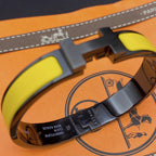 ??Loco?¡¥CLIC HM SO BLACK YELLOW BRACELET
