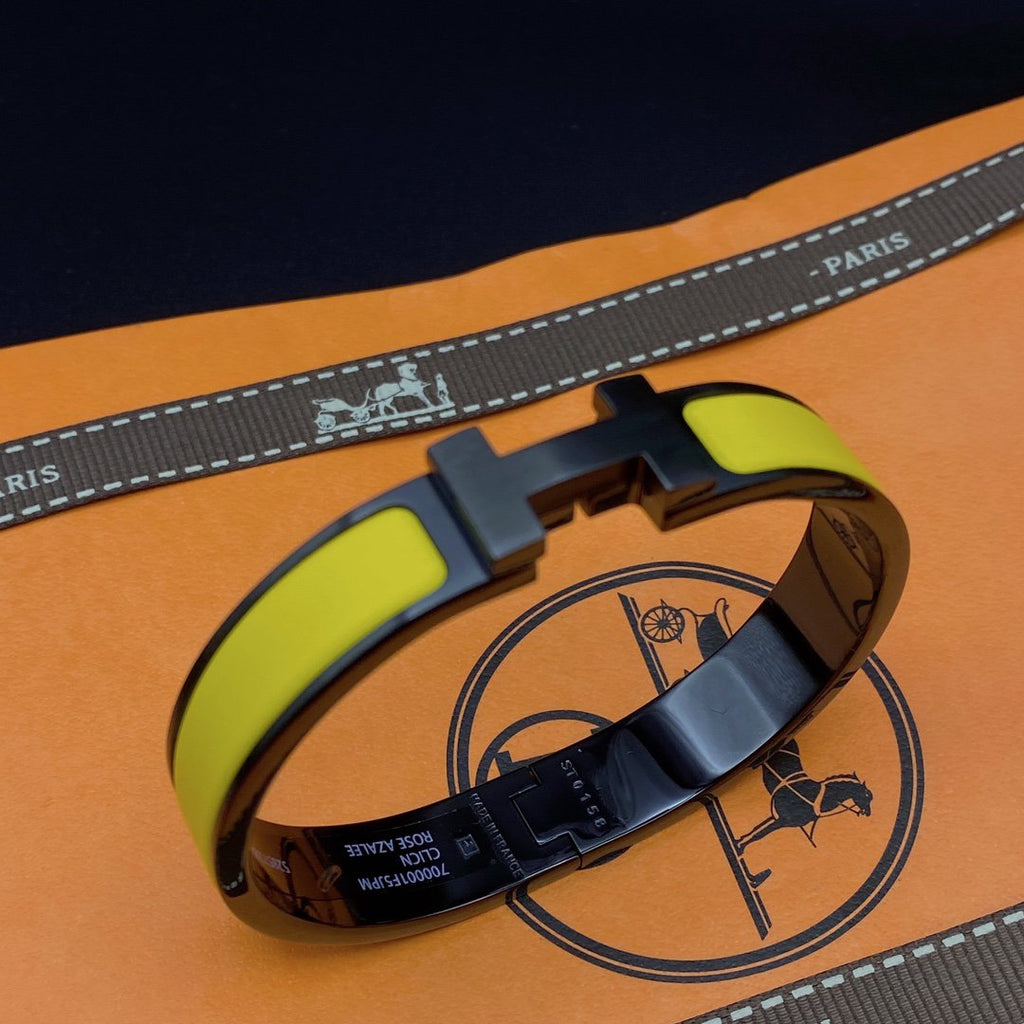 ??Loco?¡¥CLIC HM SO BLACK YELLOW BRACELET