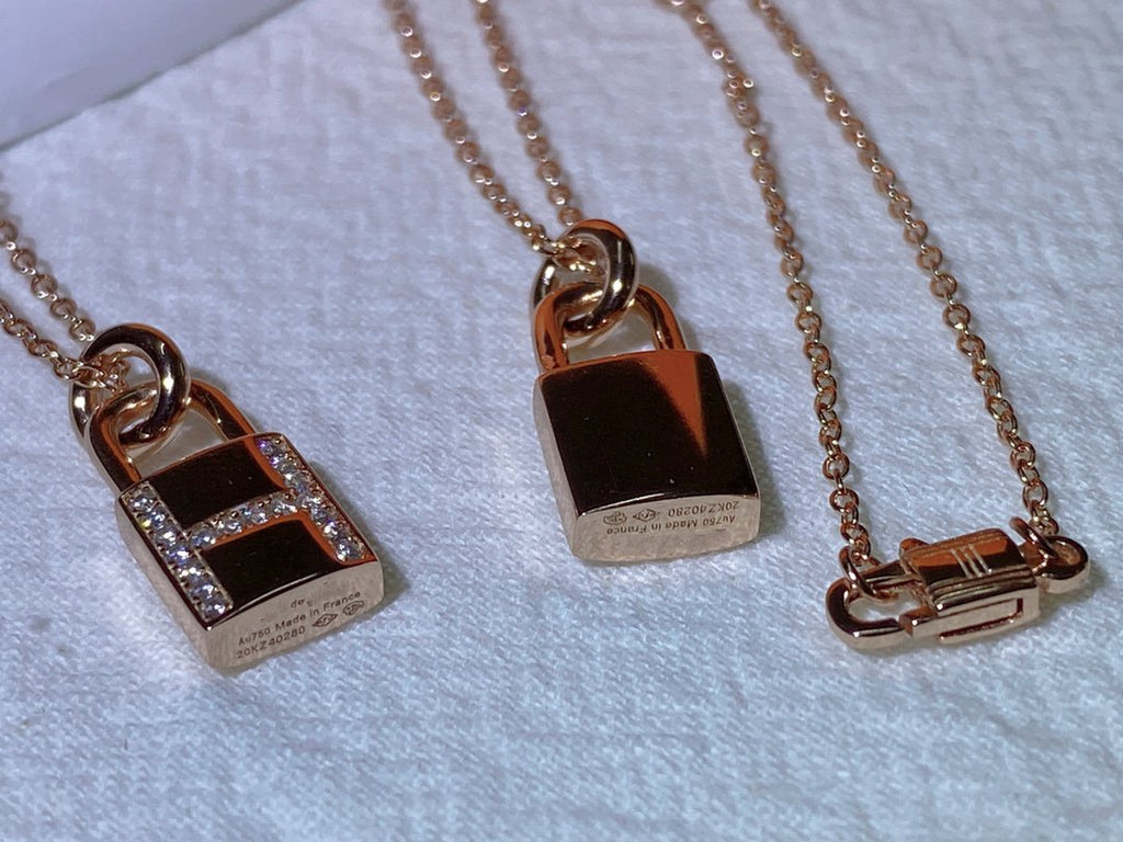 ??Loco?¡¥HM ADVANCED NICHE LOCK HEAD NECKLACE DIAMONDS