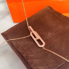 ??Loco?¡¥HM NECKLACE PLATINUM ROSE GOLD DIAMOND