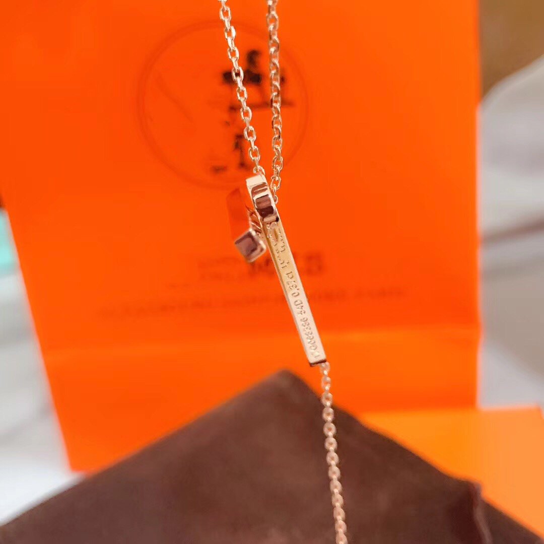 ??Loco?¡¥HM NECKLACE PLATINUM ROSE GOLD DIAMOND
