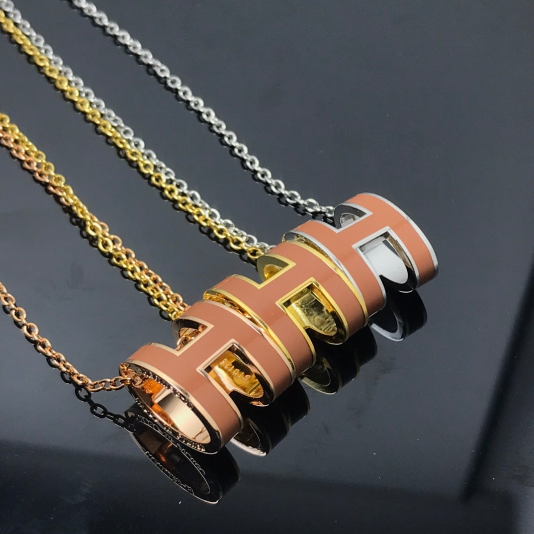 ??Loco?¡¥H NECKLACE BROWN
