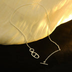 ??Loco?¡¥HM CHAINE D'ANCRE PENDANT NECKLACE STERLING SILVER