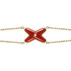 ??Loco?¡¥JEUX BRACELET CARNELIAN PINK GOLD 1 DIAMOND