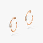 [Loco jewelrys]CREOLES MOVE UNO PM DIAMOND EARRINGS
