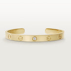 ??Loco?¡¥LOVE BRACELET 6.1MM 1 DIAMOND OPEN CUFF