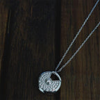 ??Loco?¡¥AMULETTE SILVER FULL DIAMOND NECKLACE