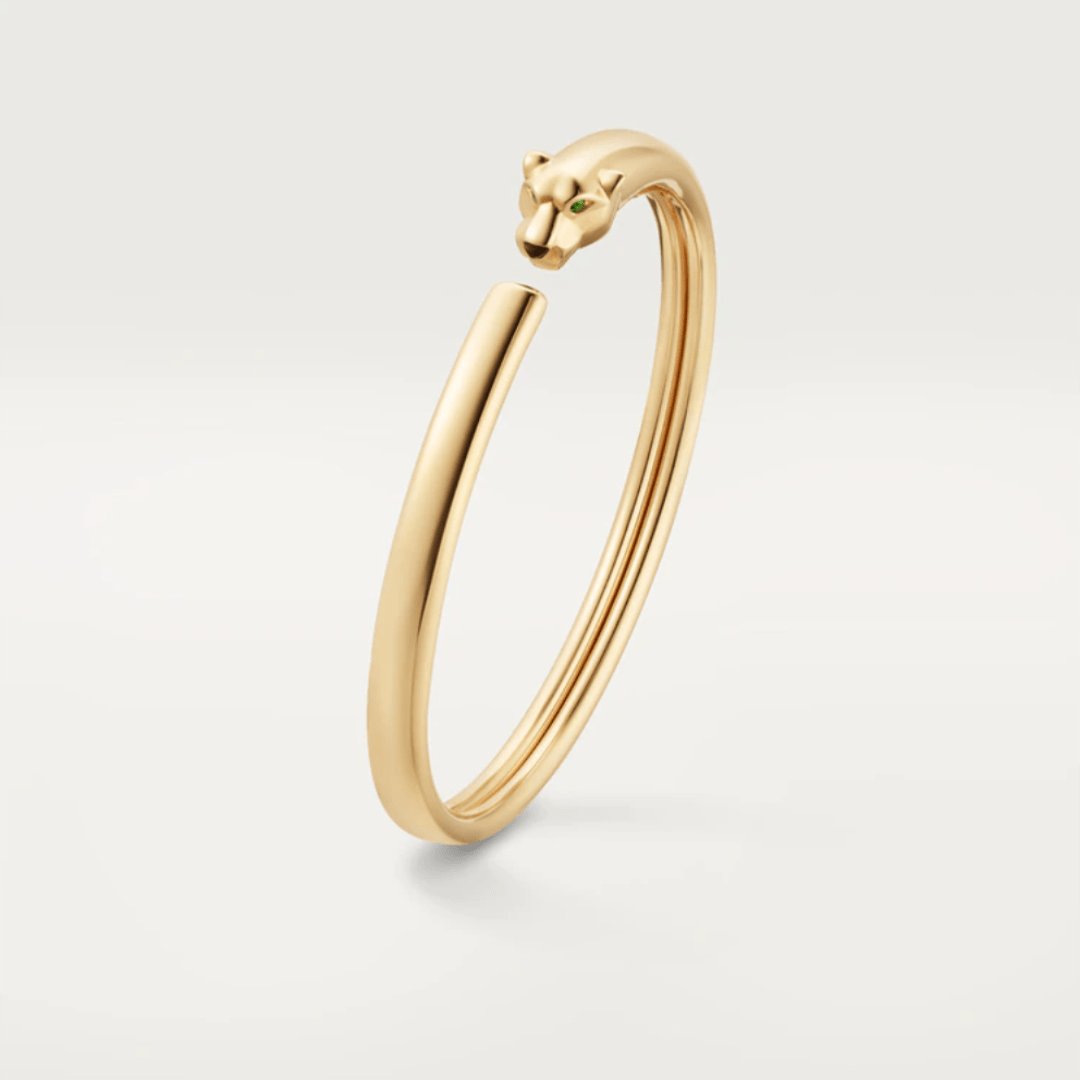 ??Loco?¡¥PANTHERE GOLD OPEN BRACELET