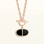 ??Loco?¡¥CHAINE VERSO BLACK CERAMIC NECKLACE