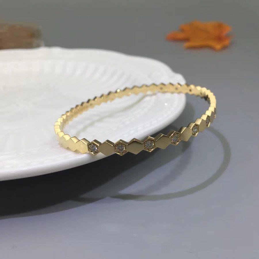 ??Loco?¡¥BEE LOVE GOLD DIAMOND BRACELET
