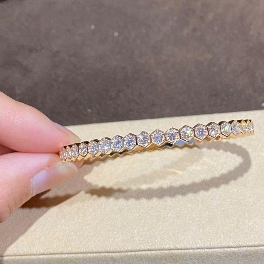 ??Loco?¡¥BEE LOVE GOLD BRACELET FULL DIAMOND