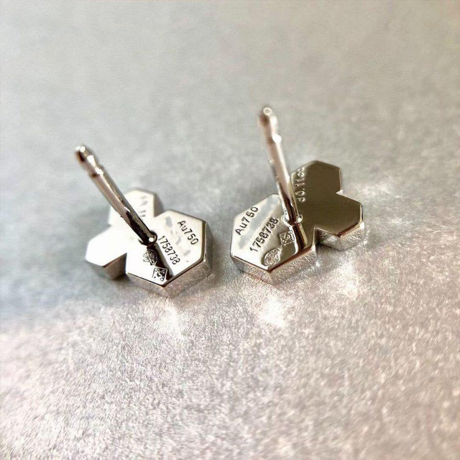 ??Loco?¡¥BEE LOVE SILVER DIAMOND EARRINGS
