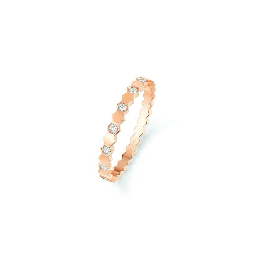 ??Loco?¡¥BEE LOVE RING PINK GOLD DIAMOND