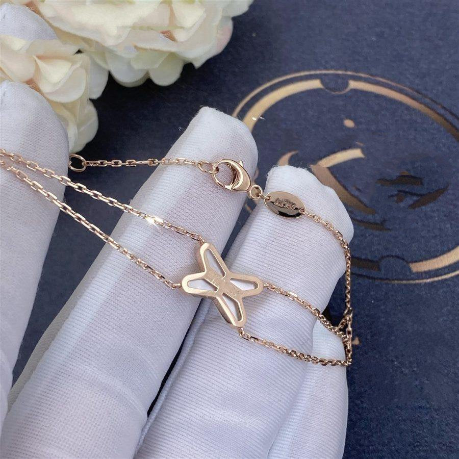 ??Loco?¡¥JEUX BRACELET WHITE MOP PINK GOLD 1 DIAMOND
