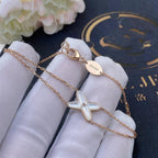 ??Loco?¡¥JEUX BRACELET WHITE MOP PINK GOLD 1 DIAMOND