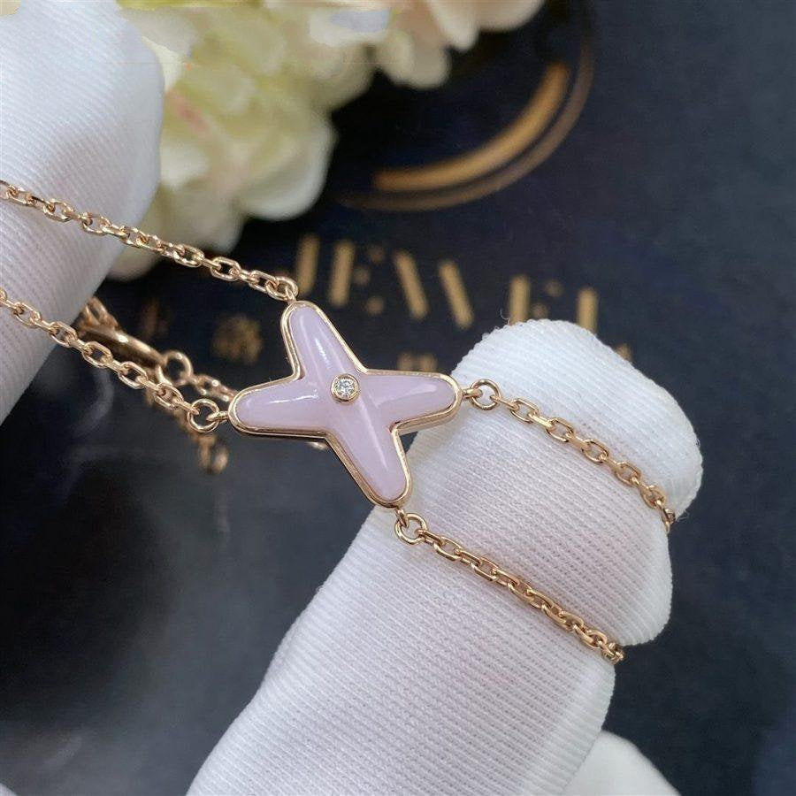 ??Loco?¡¥JEUX BRACELET PINK MOP PINK GOLD 1 DIAMOND