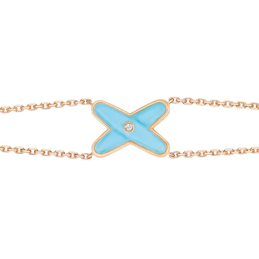 ??Loco?¡¥JEUX BRACELET TURQUOISE PINK GOLD 1 DIAMOND