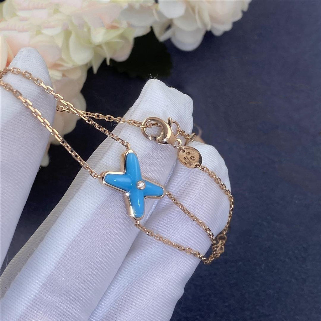 ??Loco?¡¥JEUX BRACELET TURQUOISE PINK GOLD 1 DIAMOND