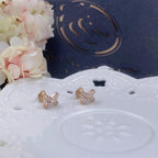 ??Loco?¡¥JEUX DE PINK GOLD DIAMOND EARRINGS