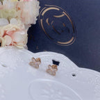 ??Loco?¡¥JEUX DE PINK GOLD DIAMOND EARRINGS