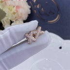 ??Loco?¡¥JEUX DE PINK GOLD DIAMOND EARRINGS
