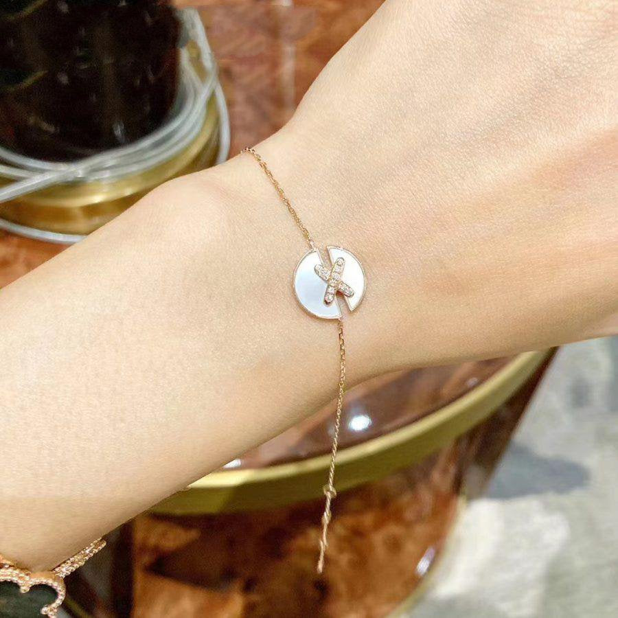 ??Loco?¡¥JEUX DE BRACELET MOP PINK GOLD DIAMONDS