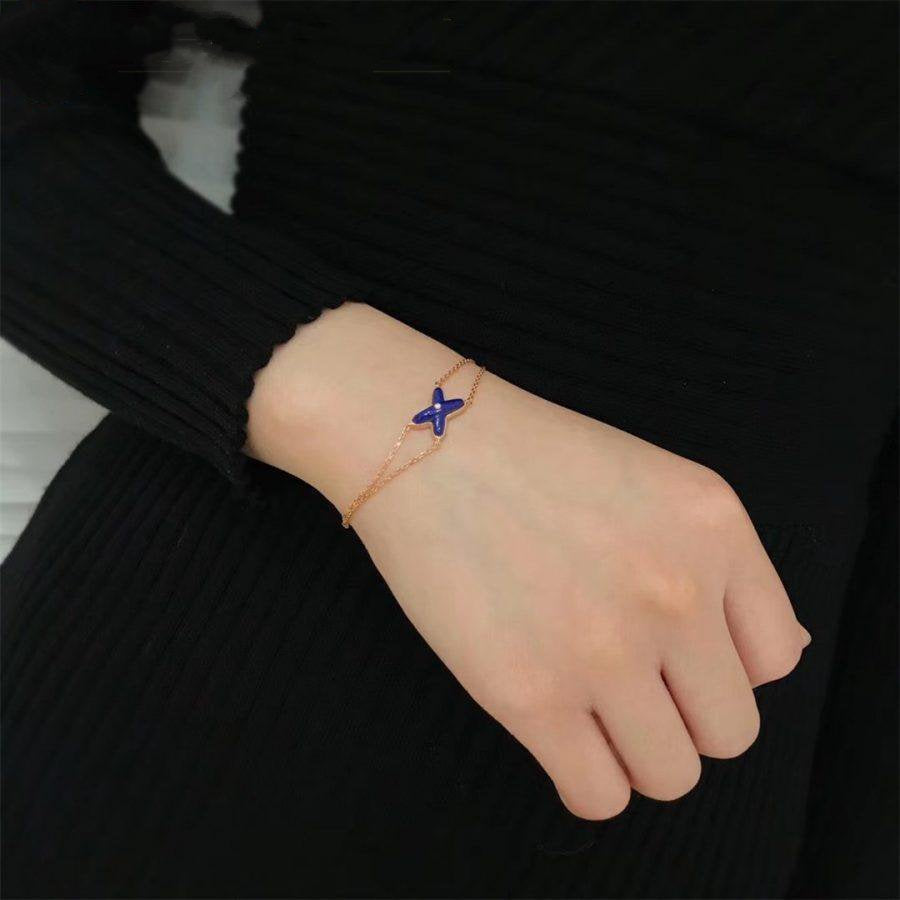 ??Loco?¡¥Hollow Design Four-Leaf Clover Flower Shape Ring