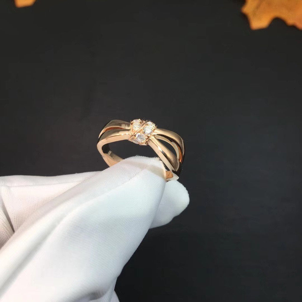 ??Loco?¡¥LIENS RING PINK GOLD DIAMOND