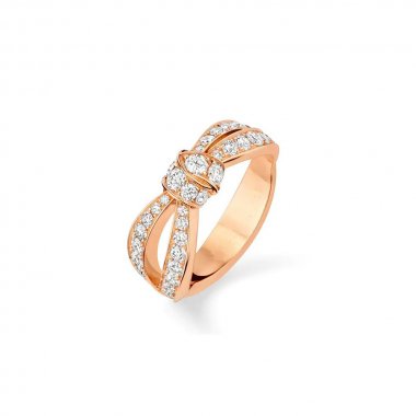 ??Loco?¡¥LIENS PINK GOLD DIAMOND RING