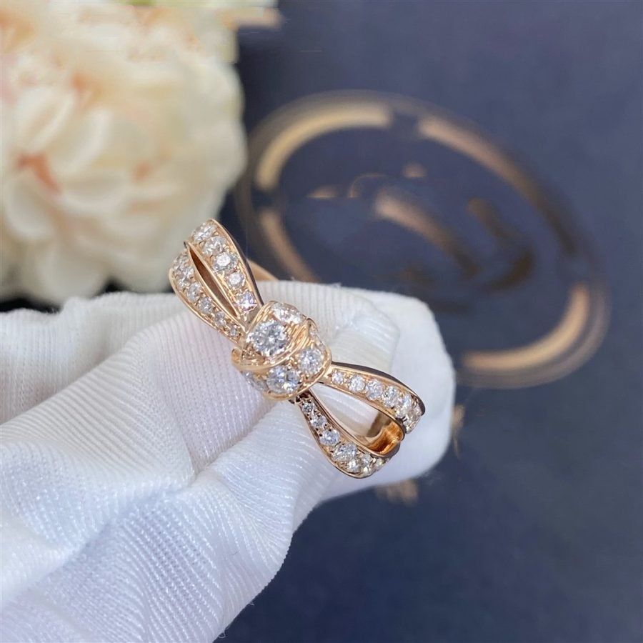 ??Loco?¡¥LIENS PINK GOLD DIAMOND RING