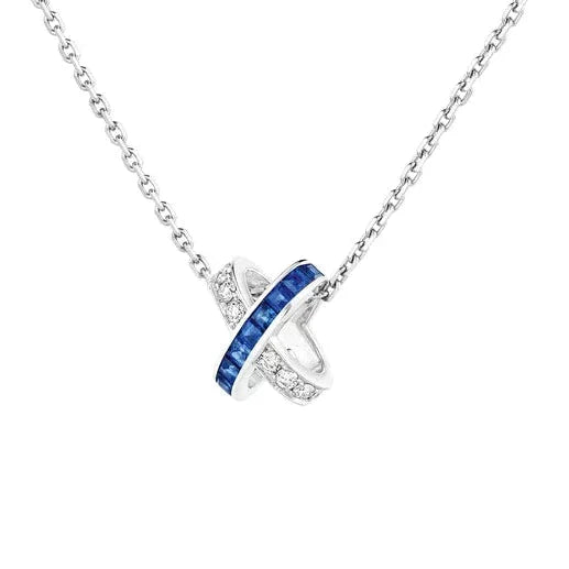 ??Loco?¡¥LIENS DIAMOND SILVER NECKLACE