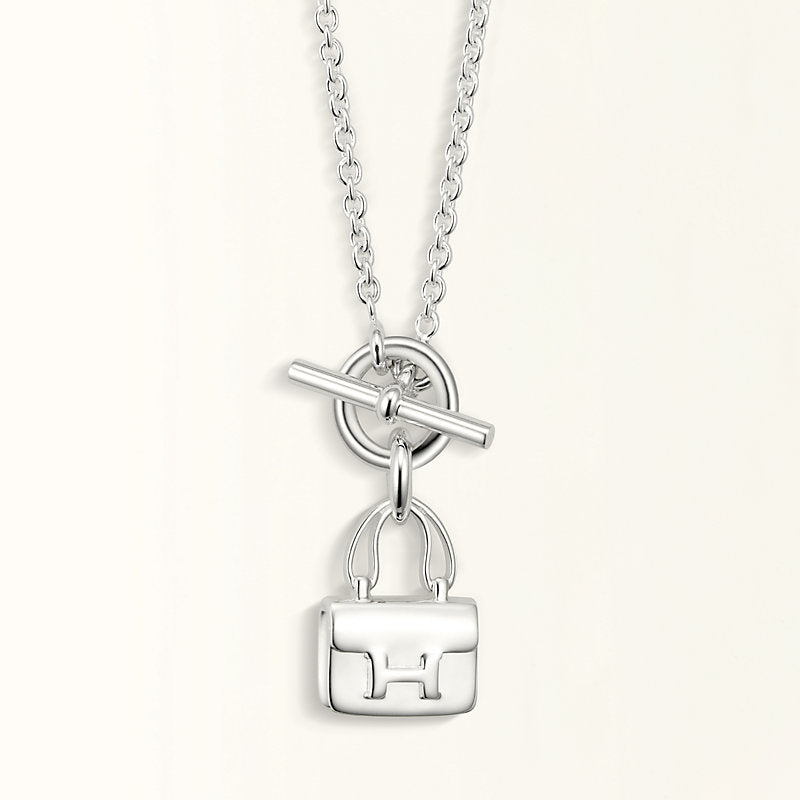 ??Loco?¡¥POP H PEDANT SILVER NECKLACE