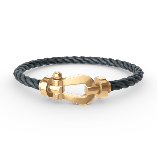 ??Loco?¡¥FORCE LARGE HORSESHOE NO DIAMOND BRACELET GOLD