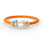 ??Loco?¡¥FORCE LARGE HORSESHOE FULL DIAMOND BRACELET GOLD