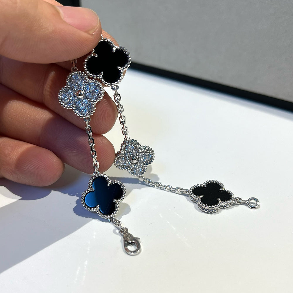 [Loco]New CLOVER 5 MOTIF ONYXS BRACELET COLLECTION