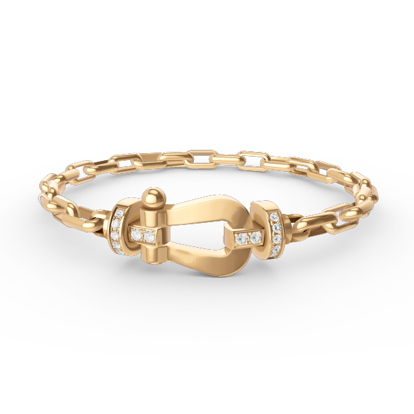 ??Loco?¡¥FORCE LARGE HORSESHOE CLASP  METAL BRACELET
