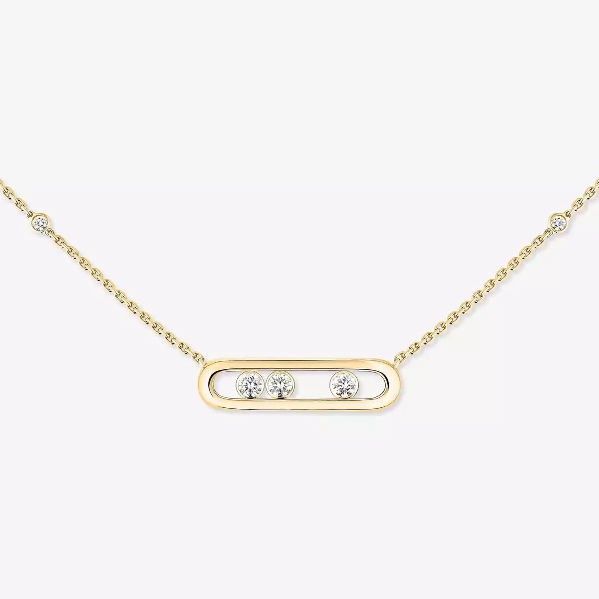 [Loco jewelrys] Baby Move Gold Diamond Necklace