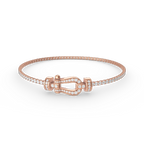 ??Loco?¡¥FORCE  HORSESHOE  DIAMOND TENNIS BRACELET