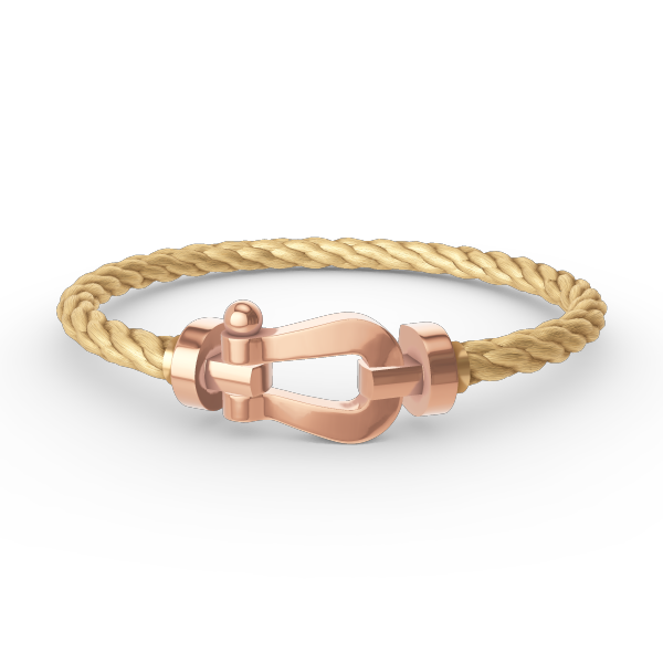 ??Loco?¡¥FORCE LARGE HORSESHOE NO DIAMOND BRACELET ROSE GOLD