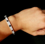 ??Loco?¡¥LOVE BRACELET 6.1MM DIAMOND-PAVED CERAMIC