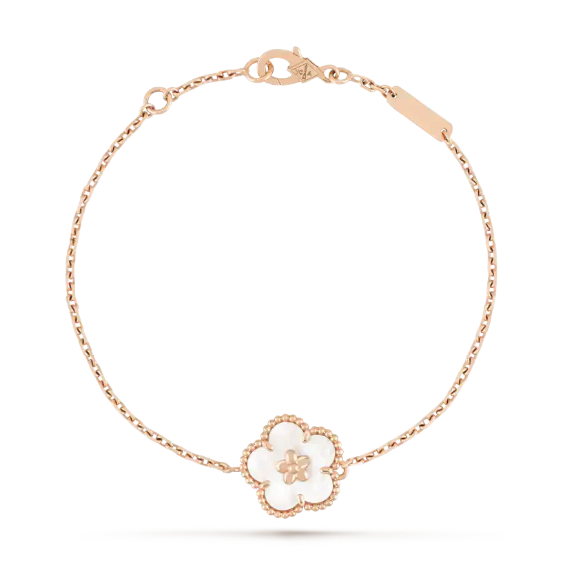 ??Loco?¡¥LUCKY WHITE MOP PLUM BLOSSOM  BRACELET