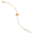 ??Loco?¡¥FRIVOLE GOLD FLOWER PINK MALACHITE BRACELET