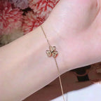 ??Loco?¡¥FRIVOLE GOLD FLOWER DIAMOND BRACELET