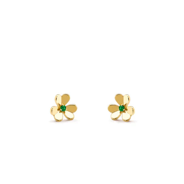 ??Loco?¡¥FRIVOLE  FLOWER MALACHITE EARRINGS